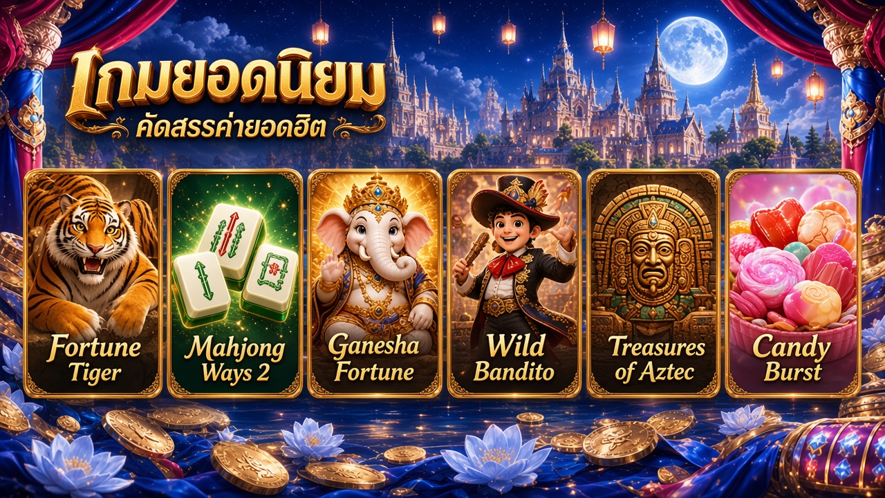 เกมยอดนิยม PGBAHT